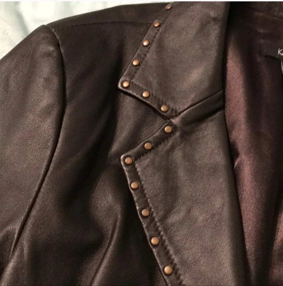 Karen Kane leather jacket - Picture 4 of 5